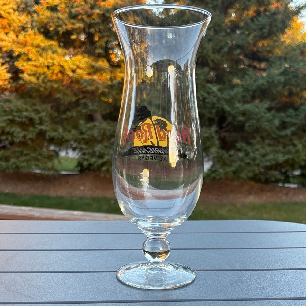 Vintage Harley-Davidson Vegas & Hard Rock Cafe Vegas Hurricane Beer Glass - Picture 4 of 16